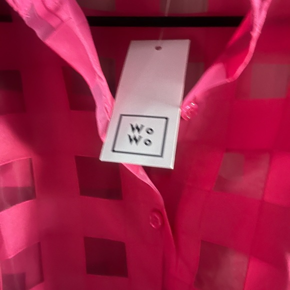 Pink Geometric Patterned Dress - Picture 13 of 13